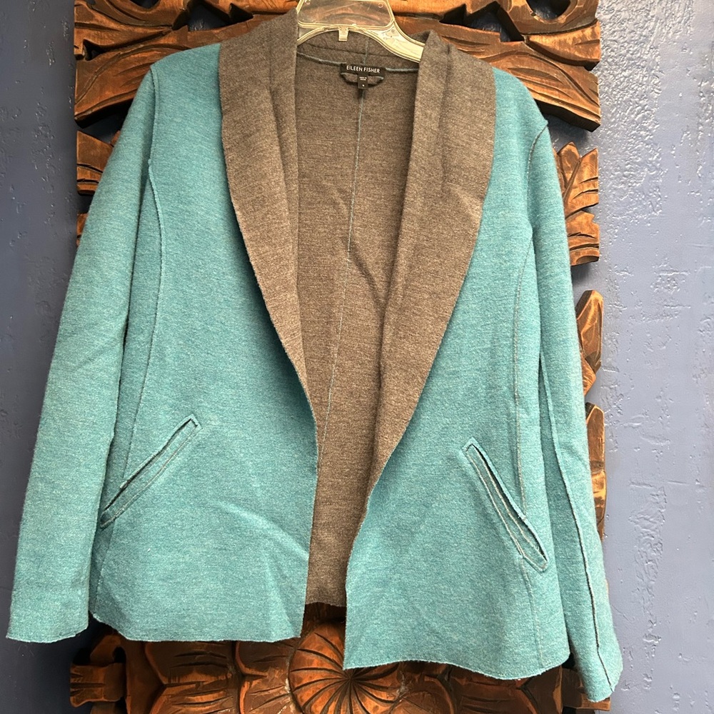 Eileen Fisher Blue Blazer